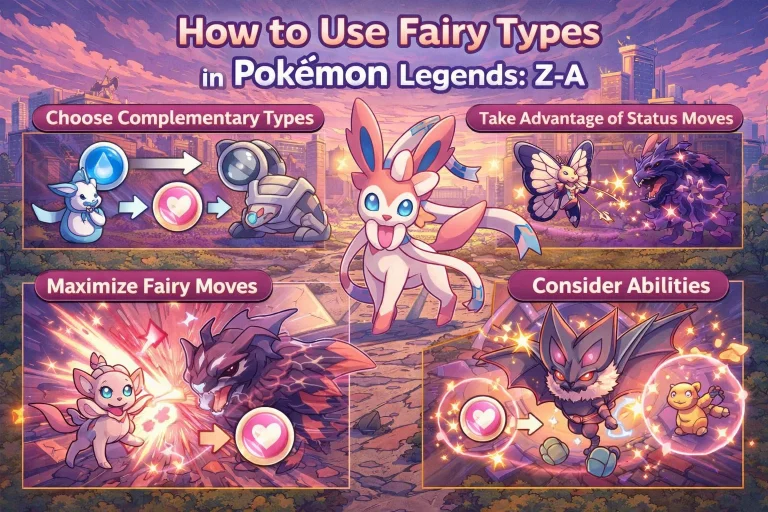 How to Use Fairy Types in Pokémon Legends: Z-A