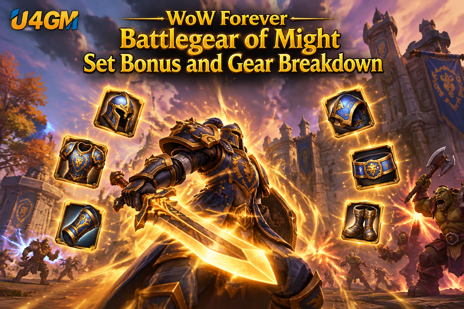 WoW Forever Battlegear of Might Set Bonus and Gear Breakdown