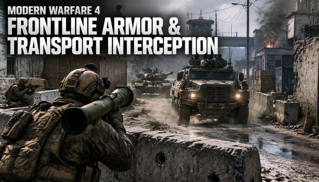 Modern Warfare 4 Invasion Mode Guide: Frontline Armor and Transport Interception