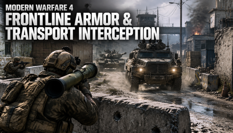Modern Warfare 4 Invasion Mode Guide: Frontline Armor and Transport Interception